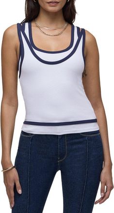 Hudson Hudson Jeans Layered Tank Top
