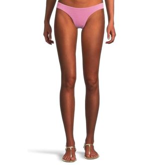 L*Space L*Space Rocky Bikini Bottom Womens Hottest Pink Low Rise Swimwear GBO3953