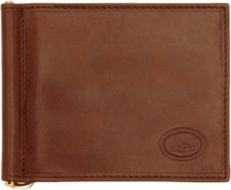 The Bridge Dollar Clip Base 2 U - Heren - Portefeuilles - Bruin - ONE Size - Leer - Accessoires