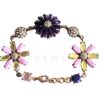 Bespoke Floral Crystal Bracelet