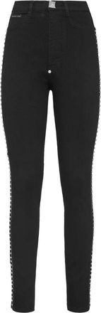 Philipp Plein Dames, Jeans, Zwart, Maat: W27 Katoen