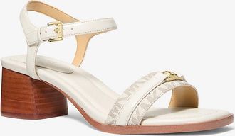Michael Kors Mandy Signature Logo Sandal