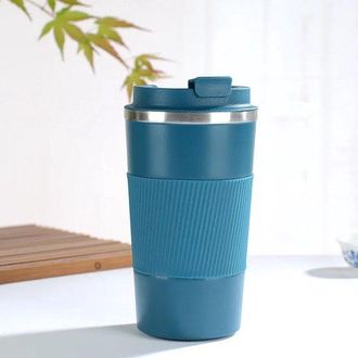 OEM Serie De Tazas Termo De Acero Inoxidable - Taza De Caf&eacute; Aislada - Negra - 510