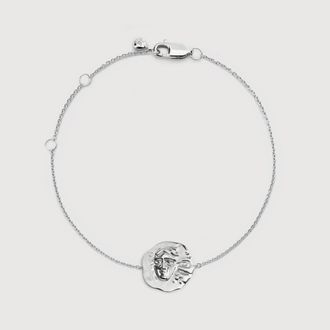 Monica Vinader Sterling Silver Gemini Zodiac Chain Bracelet