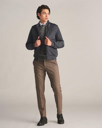 Members Only Mens Iconic Racer Quilted Lining Jacket (Slim Fit)