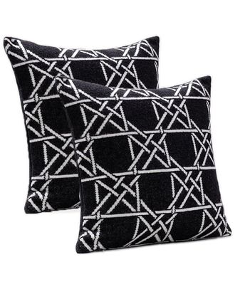 Brooks Brothers Lattice Work Decorative Pillow