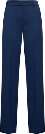 Silvian Heach Broek met rechte pijpen - Dames - Straight fit broeken - Blauw - XS - Polyester - Broeken