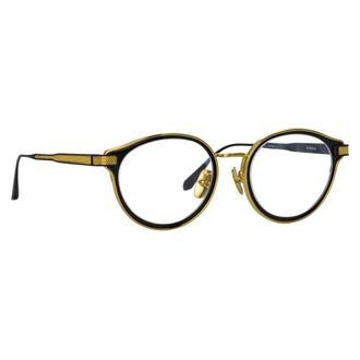 Linda Farrow Glasses, unisex, Black, Size: 49 MM LFL