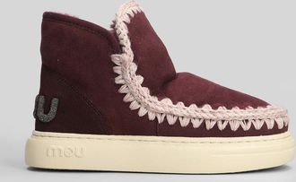 Mou Eskimo Sneaker Bold Low Heels Ankle Boots