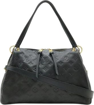 Louis Vuitton Pre-owned Pont Neuf Monogram Empreinte tote bag - Dames - Vintage Schoudertas - Zwart - ONE Size - Leer - Vintage