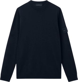 Stone Island Maglioni a collo rotondo - - Knitwear - Uomo - Blu - L