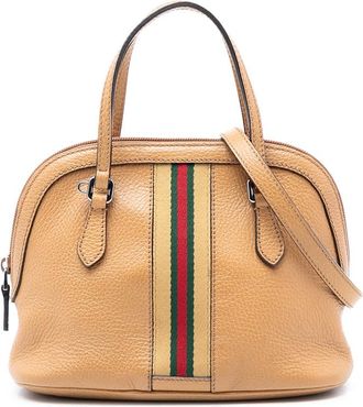 Gucci Pre-owned Gucci Mini Leather Web Dome Satchel Ladies NQ8CWBQOG9P4ZFF0