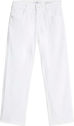 7 For All Mankind Dames, Jeans, Wit, Maat: W26 Katoen