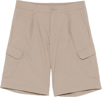 Herno Polyester Cargo Shorts - Heren - Korte Broeken - Beige - L - Polyester - Korte Broeken