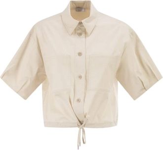 PESERICO Donna, Camicette, Beige, M, new