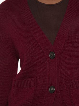 Lisa Yang Danni Cardigan - Burgundy