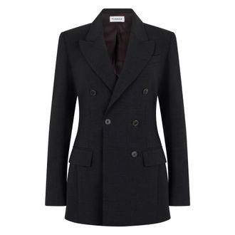P.A.R.O.S.H. Blazers, female, Black, Size: XS Double-breasted Blazer