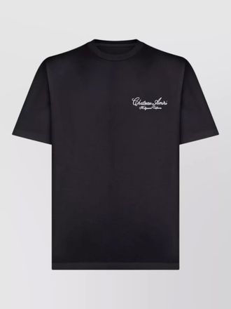 Amiri chateau script crew neck graphic t-shirt