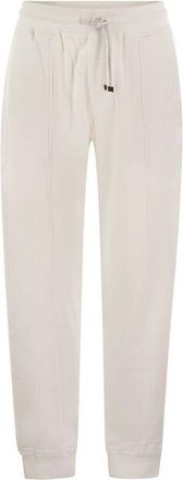 Brunello Cucinelli Off-White Tailored Jogger Pants, Size X-Large