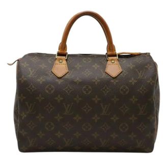 Louis Vuitton Pre-owned Handbags, female, Brown, Size: ONE SIZE Pre-owned Monogram Speedy 30 Handbag