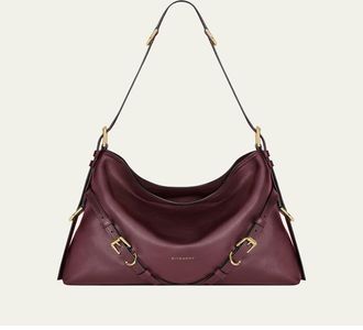 Givenchy Voyou Medium Shoulder Bag in Shiny Leather