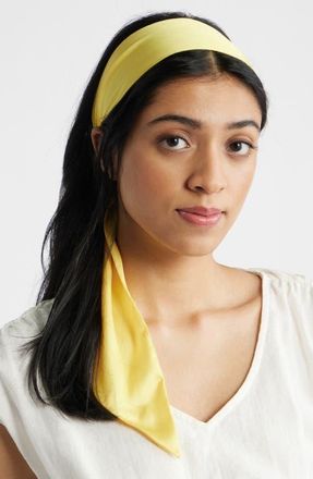 Treasure & Bond Assorted 2-Pack Satin Skinny Scarves in Floral Combo at Nordstrom