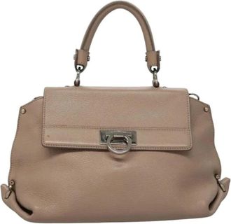 Ferragamo Pre-owned Handbags, female, Beige, Size: ONE SIZE Pre-owned Hand Bag