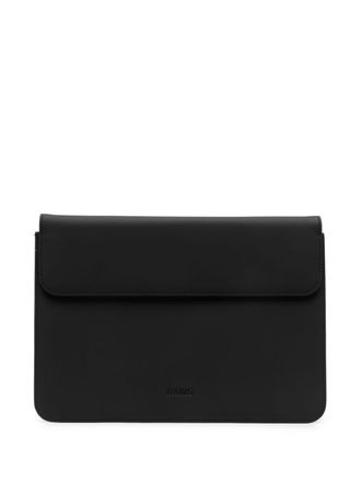 Rains Custodia porta pc con logo goffrato - Nero