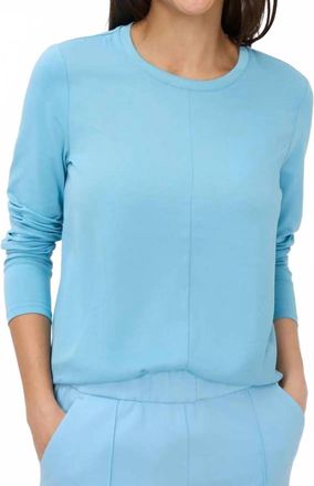 Brax Clara Top In Glacier Light Blue