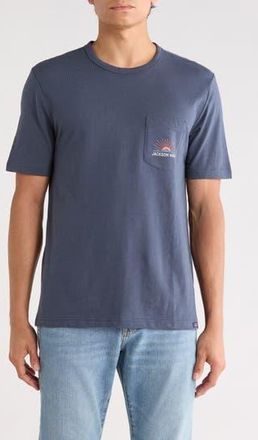 Faherty Jackson Hole Pocket T-Shirt in Dune Navy at Nordstrom Rack, Size X-Small
