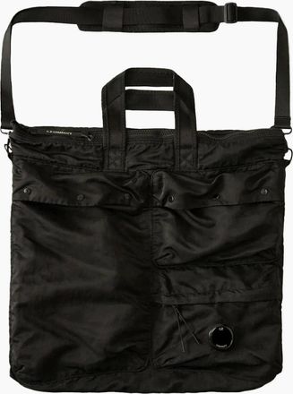 C.P. Company Mens Nylon B Lens Tote Bag - Black - Size: UNI