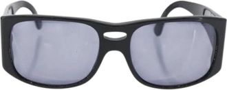 Chanel Pre-owned Accessories, female, Black, Size: ONE SIZE Pre-owned Plastic Sunglasses