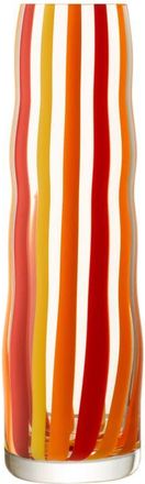 LSA Folk Glass Vase in Orange/Red at Nordstrom