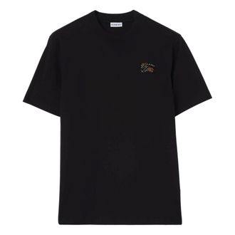 Burberry Heren, Tops, Zwart, Maat: L Katoen