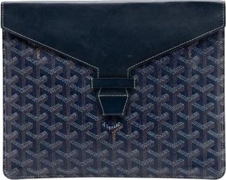 Goyard Pre-owned Clutches, female, Blue, Size: ONE SIZE Pre-owned Fabric clutches