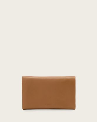 AllSaints Leather Harluna Leather Wallet, Size: One Size