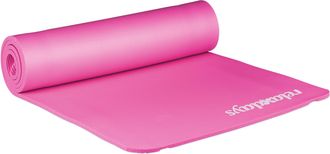 Relaxdays 2 Esterillas Yoga Plegables Y Acolchadas, Colchoneta Fitness, Mat Ejercicios En Casa, Pilates, Caucho, 60x180 Cm, Rosado