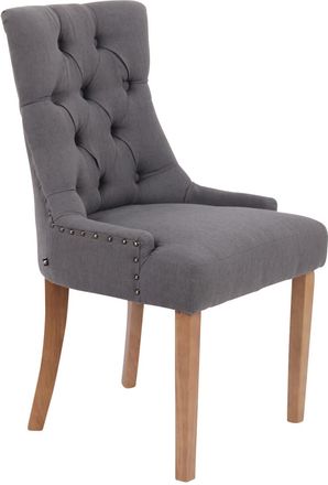 Clp Clp - Silla De Comedor Aberdeen En Tela Gris Oscuro Antiguo Claro