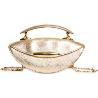 Zimmermann Wavelength Metallic Top Handle Bag in Light Gold at Nordstrom