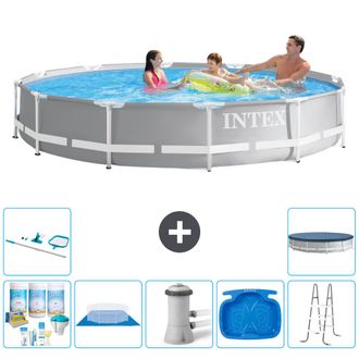 Intex Piscina Prism Frame Redonda - 366x76 Cm - 7-piezas S20525