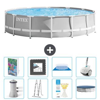 Intex Piscina Prism Frame Redonda - 427x107 Cm - 9-piezas S610