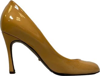 Sergio Rossi Pumps in Beige Patent Leather