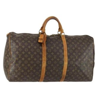 Louis Vuitton Pre-owned Weekend Bags, female, Brown, Size: ONE SIZE Pre-owned Weekend Bag