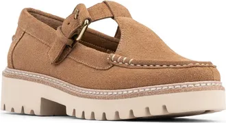 Donald J Pliner Helaina Mary Jane Loafer in Tan at Nordstrom, Size 8.5