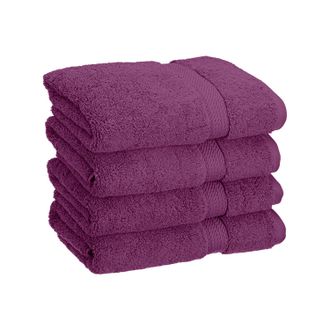Superior Egyptian Cotton Hotel Quality 4-Piece Hand Towel Set