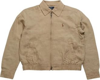 Polo Ralph Lauren zip-up bomber jacket - Brown