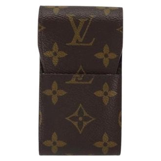 Louis Vuitton Pre-owned Accessories, unisex, Brown, Size: ONE SIZE Pre-owned Etui Cigarette Case