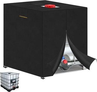 OEM Funda Protectora Para Dep&oacute;sito De Agua De 1000 L, Lona Para Dep&oacute;sito De Agua De Lluvia Ibc, Funda Para Dep&oacute;sito De 1000 L (120 X 80 X 116 Cm)