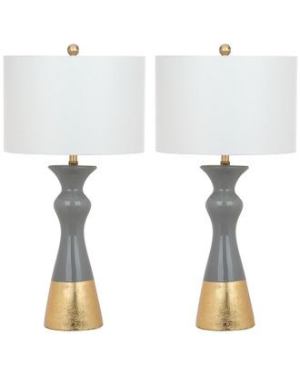 Safavieh Set Of 2 Iris 30.5In Table Lamps