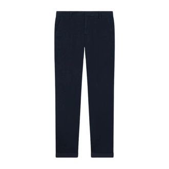 Dondup Chinos, male, Blue, Size: W33 Gaubert Slim Trousers